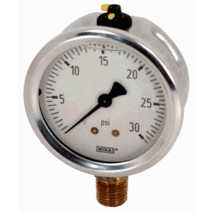 MANOMÈTRE REMPLI DE LIQUIDE, 0-60 PSI