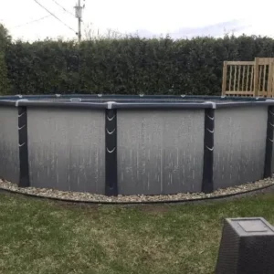 Installation piscine hors-terre